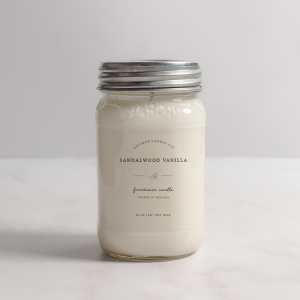 Soy Wax Candle - Sandalwood Vanilla