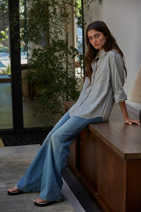 Striped Button Down