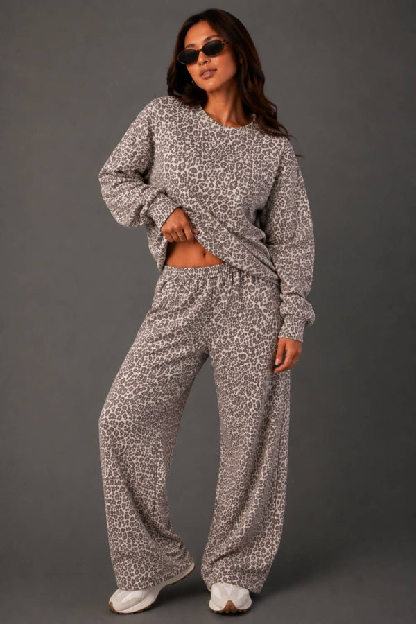 Leopard Crewneck Sweatshirt