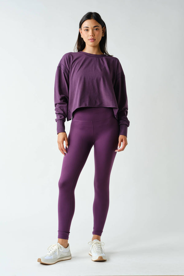 Crescent Open Back Long Sleeve