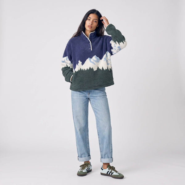 Ainsley Plush Sherpa Pullover