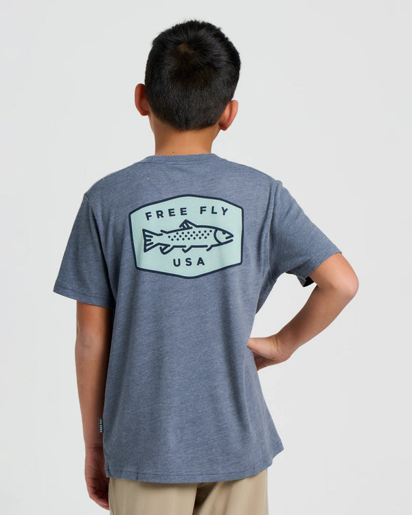 Free Fly Youth Freshwater Tee