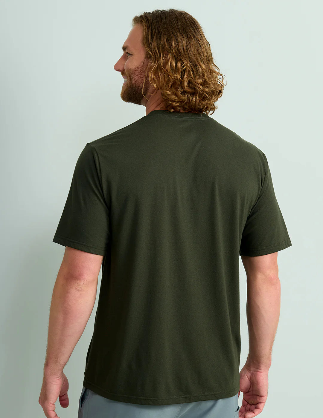 Huk Stacked Logo Tee