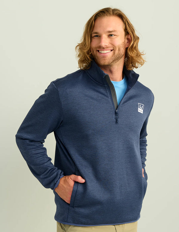 Huk Men's Cold Front 1/4 Zip - Naval Academy