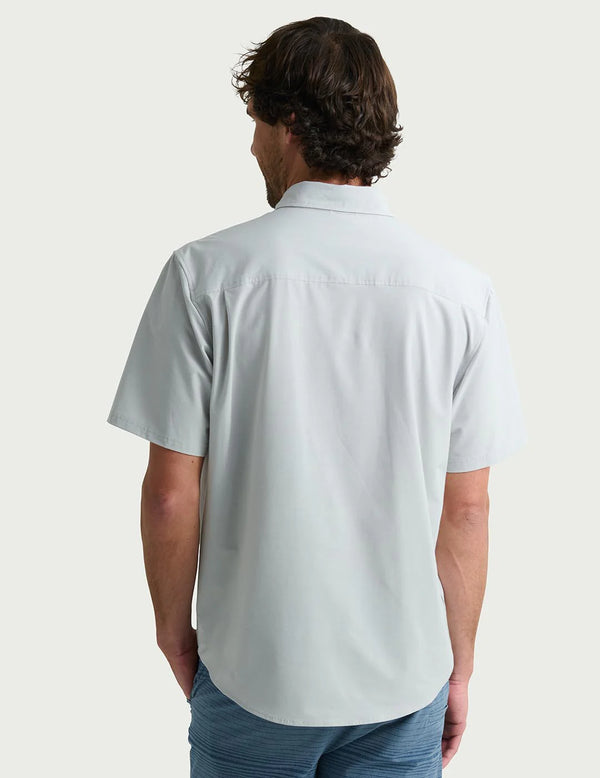 Huk Men's Kona Button-Down - Harbor Mist