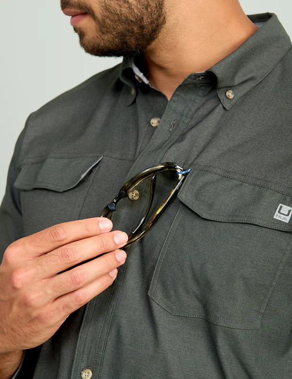 Huk Men's Hawser Tech Flannel