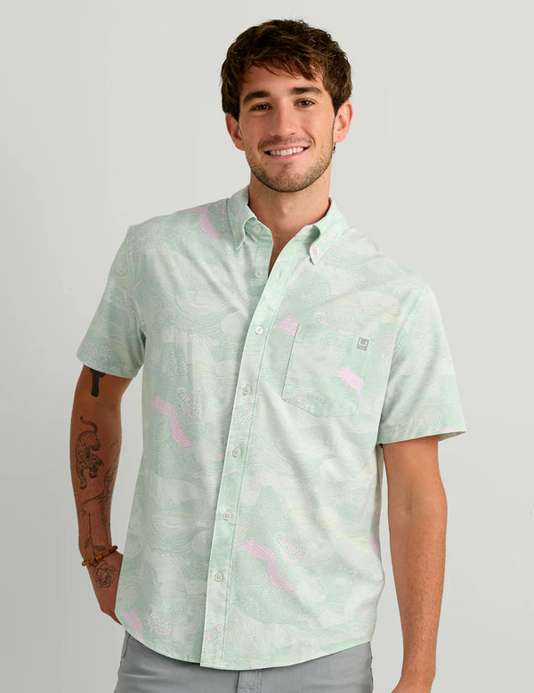 Kona Printed Button Down