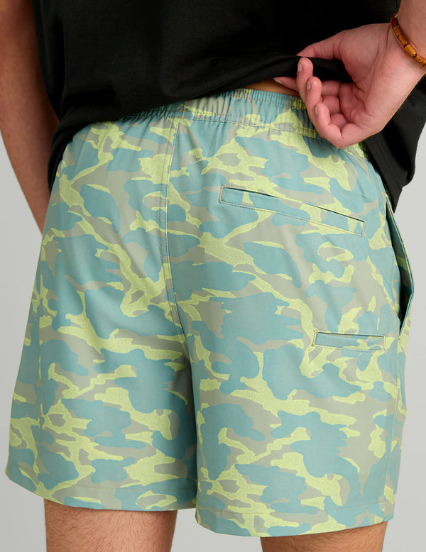 Pursuit Printed Volley Swim Short