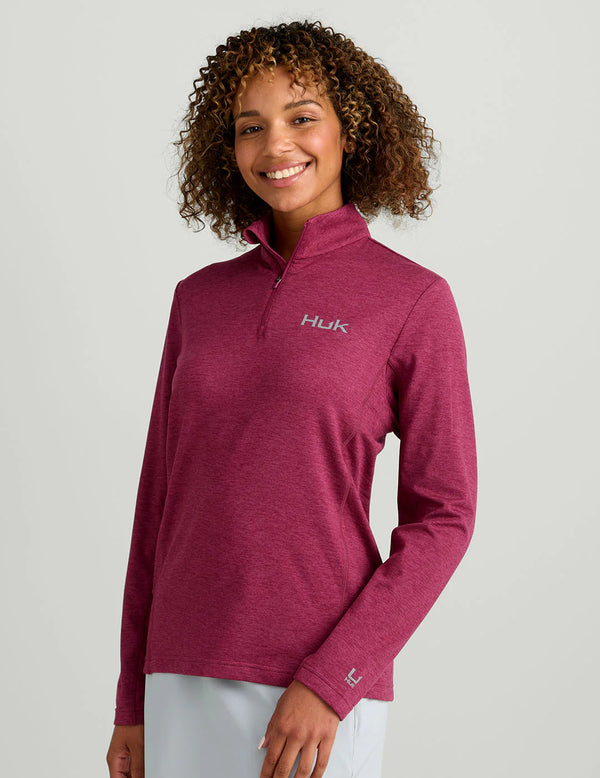 Huk Women's Coldfront 1/4 Zip