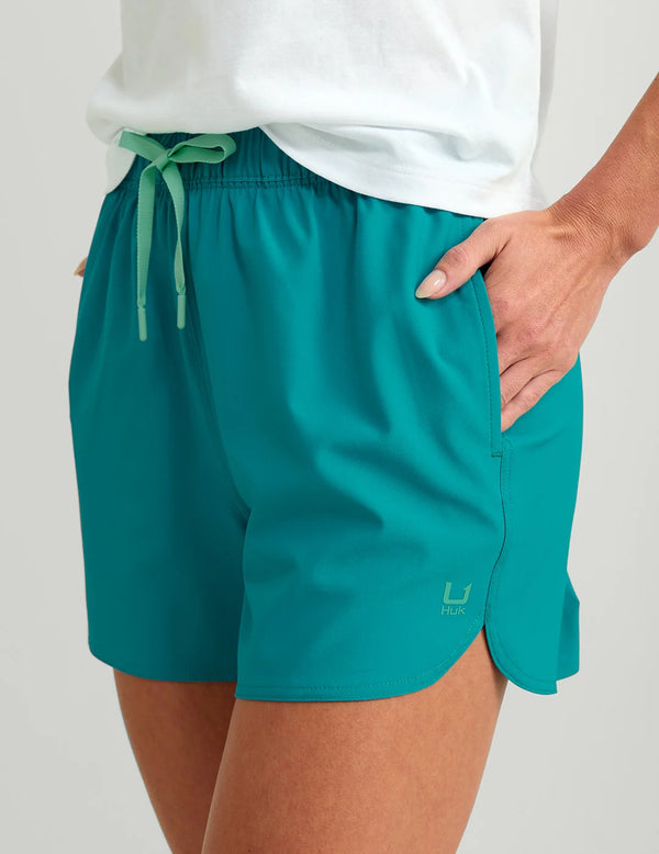 Huk Women's Pursuit Volley Short - Algiers Blue