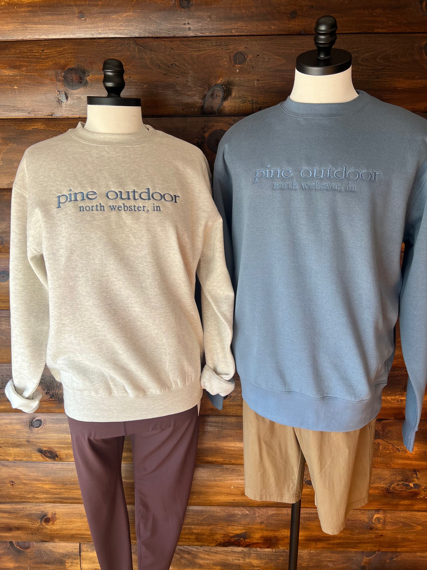 Pine Outdoor Apparel Embroidered Crew