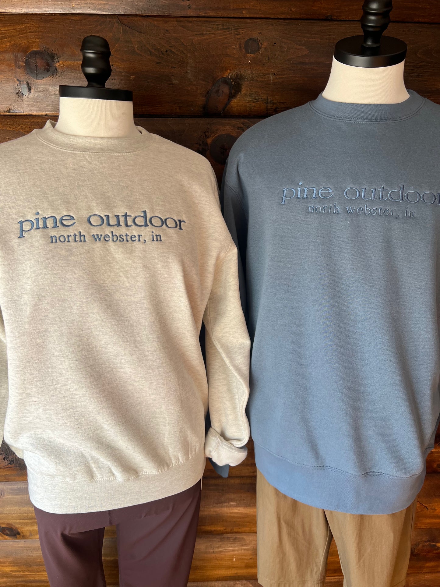 Pine Outdoor Apparel Embroidered Crew