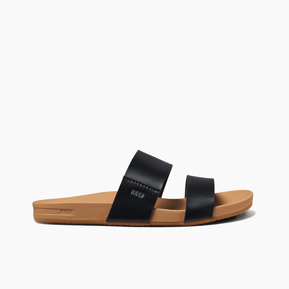 Reef Women's Cushion Vista - Black/Tan