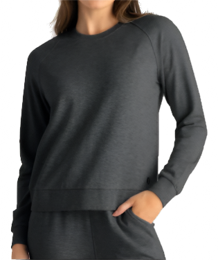 Free Fly Women's Bamboo Lightweight Fleece Crew