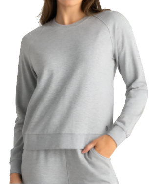 Free Fly Women's Bamboo Lightweight Fleece Crew