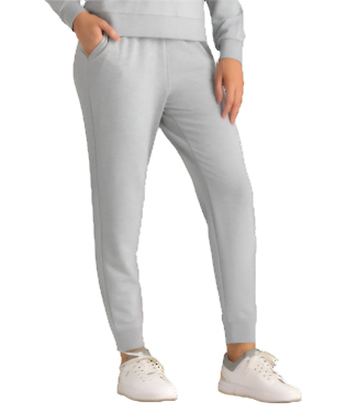 LIGHT HEATHER GREY BAMBOO LIGHTWEIGHT FLEECE JOGGER