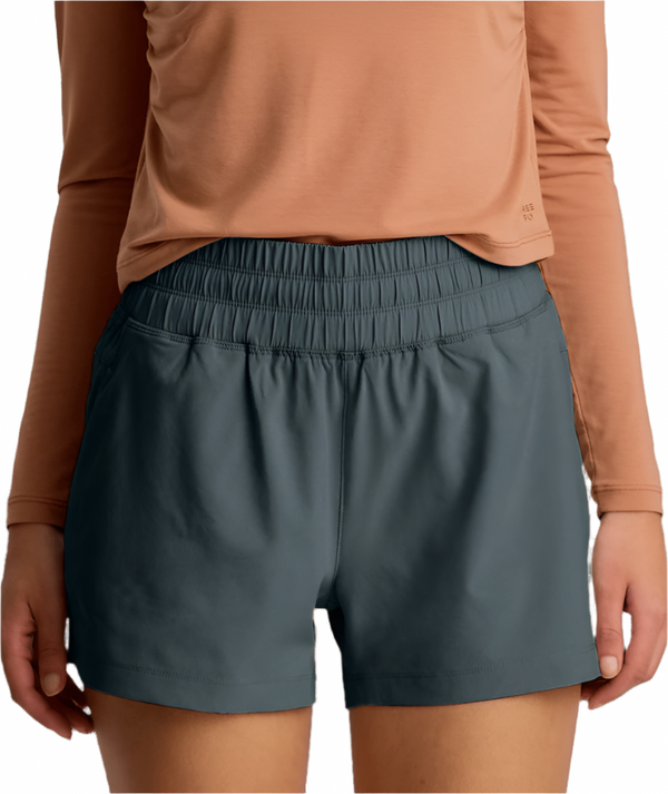 Free Fly Women's Pull-On Breeze Short - Storm Cloud