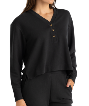 Free Fly Women's Waffle Long Sleeve Henley