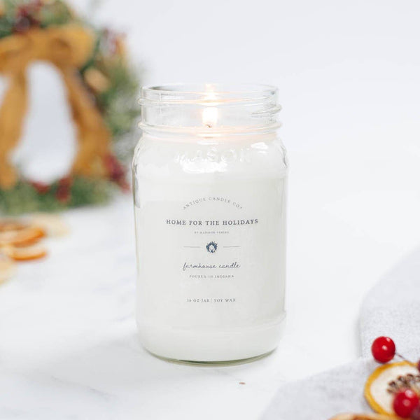 Antique Candle Co. Soy Candle - Home for the Holidays