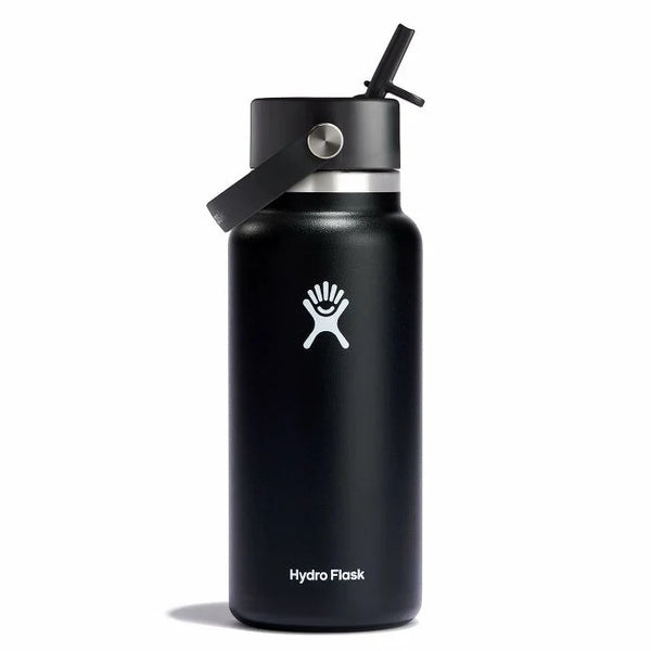 Hydro Flask 32 oz Wide Flex Straw Cap - Black