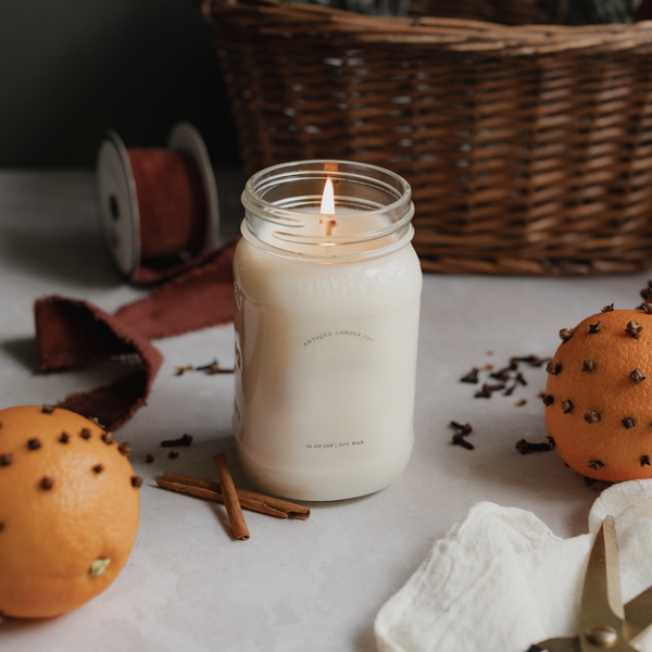 Antique Candle Co. Soy Candle - Sweet Orange & Clove