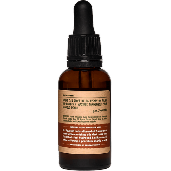 Dr. Squatch Conditioning Beard Oil & Cologne - Fireside Bourbon