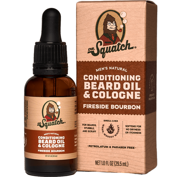 Dr. Squatch Conditioning Beard Oil & Cologne - Fireside Bourbon
