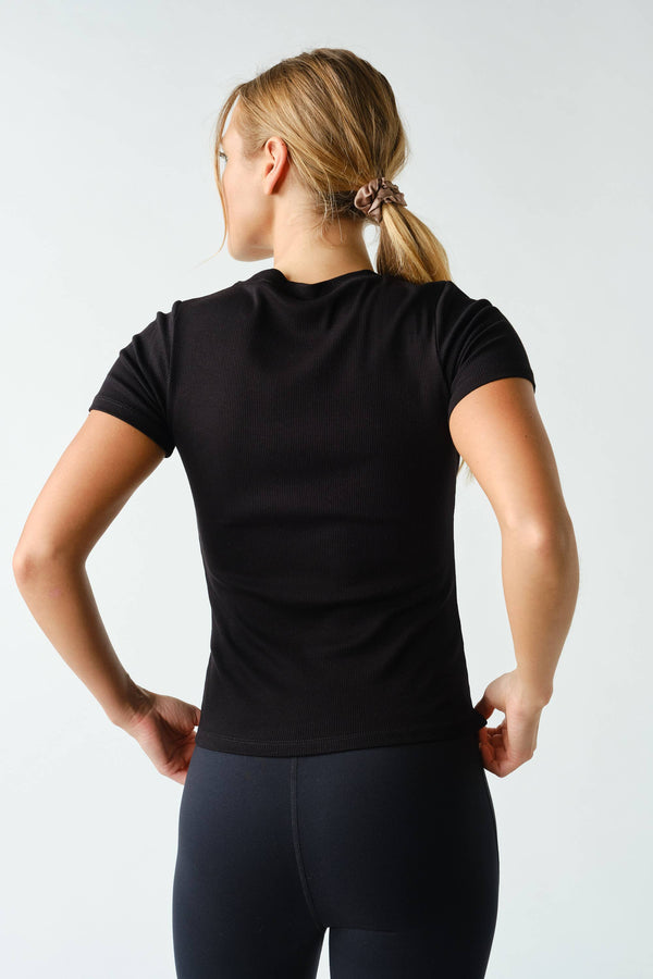 Essential Micro-Ribbed Tee
