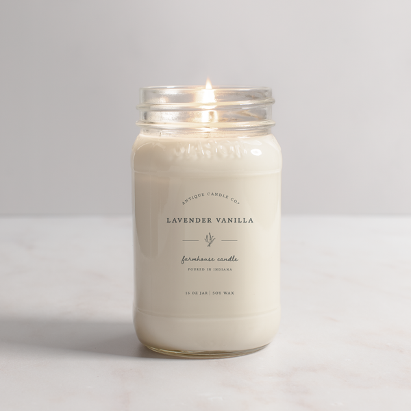 Antique Candle Co. Sox Wax Candle - Lavender Vanilla