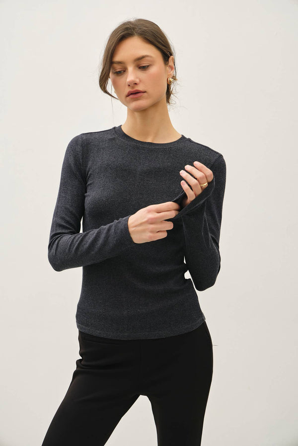 Basic Ribbed Long Sleeve