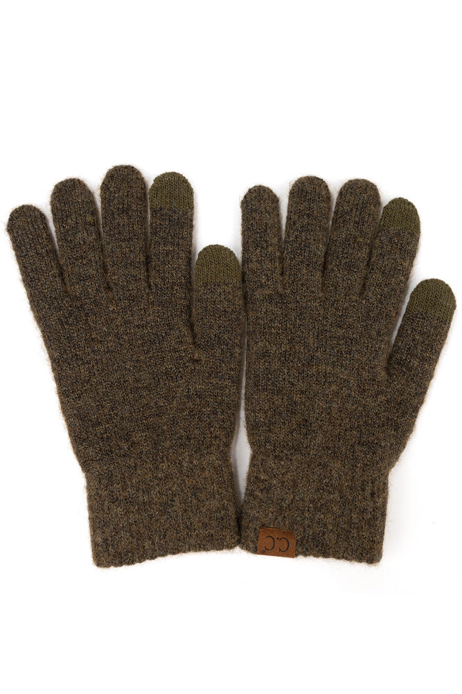 C.C. Heather Knit Gloves
