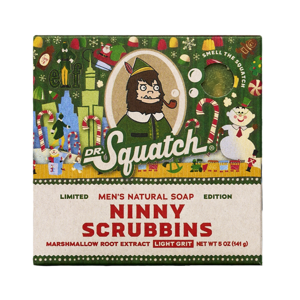 Dr. Squatch Ninny Scrubbins Bar Soap
