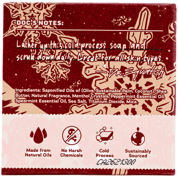 Dr. Squatch Frosty Peppermint Bar Soap