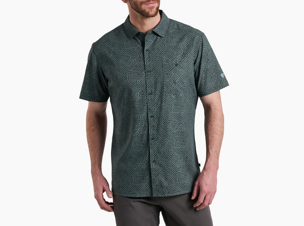 Kuhl Men's Persuadr Short Sleeve - Green Onyx