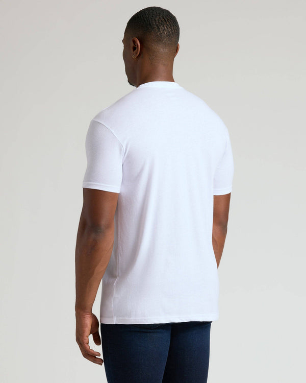 Tall Short Sleeve T-Shirt | Crew Neck | Classic White