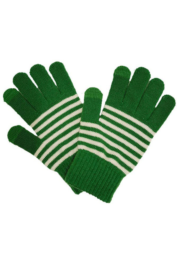 C.C. Holiday Stripe Gloves