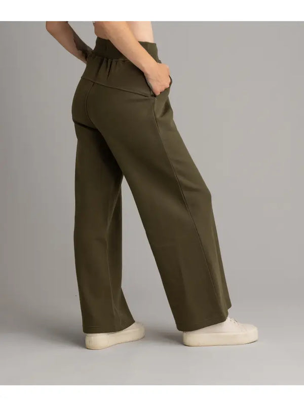 Women's Isla Double Jersey Wide Leg Pant