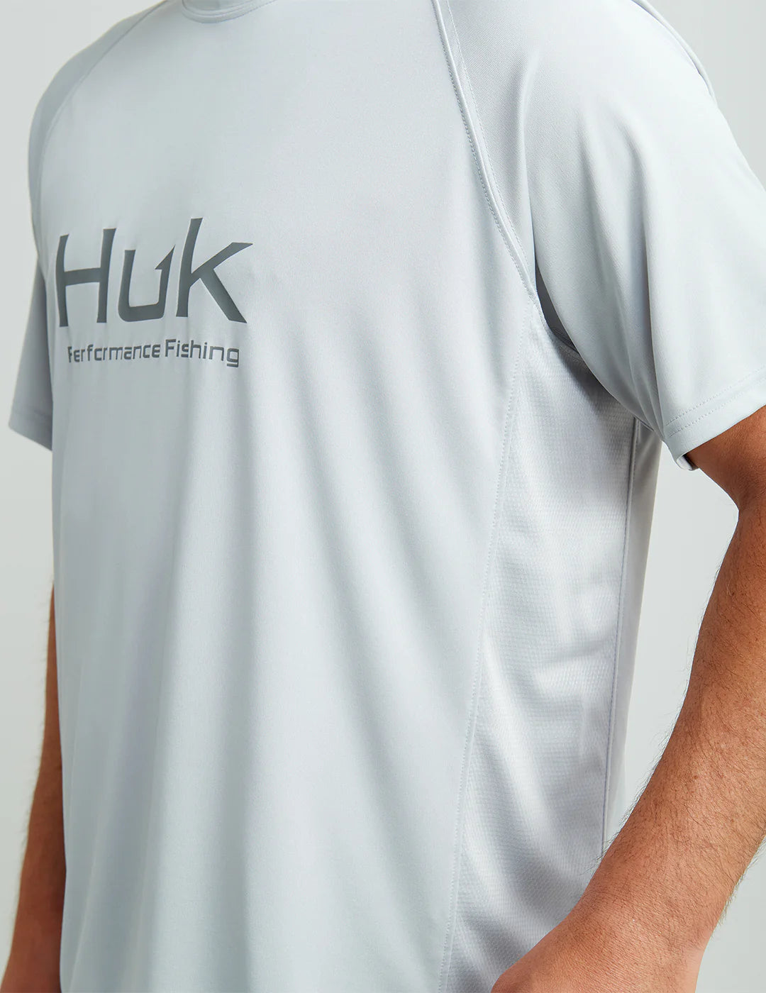 Huk Men's Pursuit S/S Performance Tee - Harbor Mist