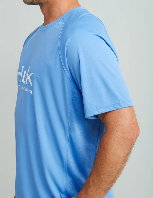 Huk Men's Pursuit S/S Performance Tee - Marolina Blue
