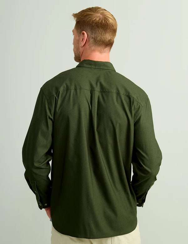 Huk Men's Hawser Tech Flannel