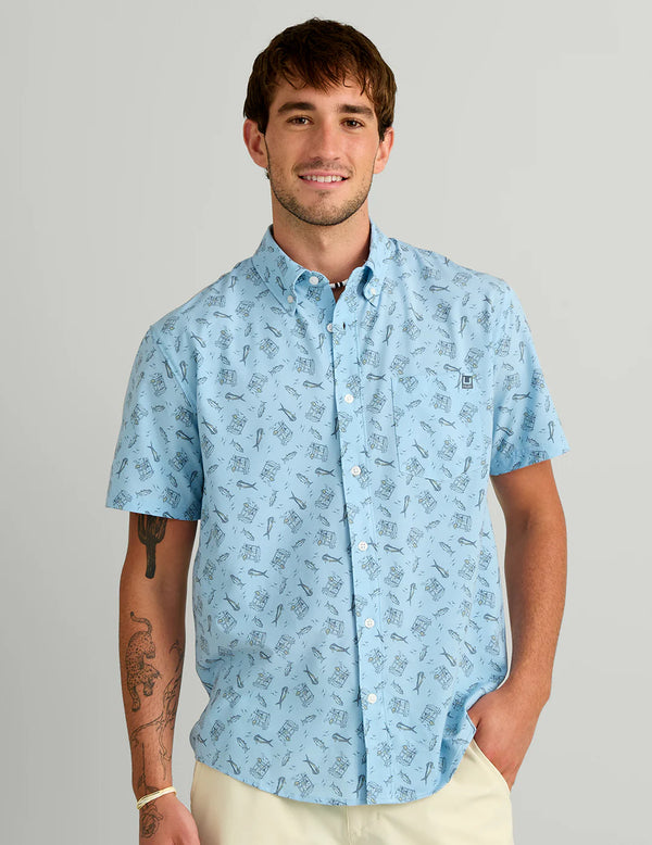 Kona Printed Button Down