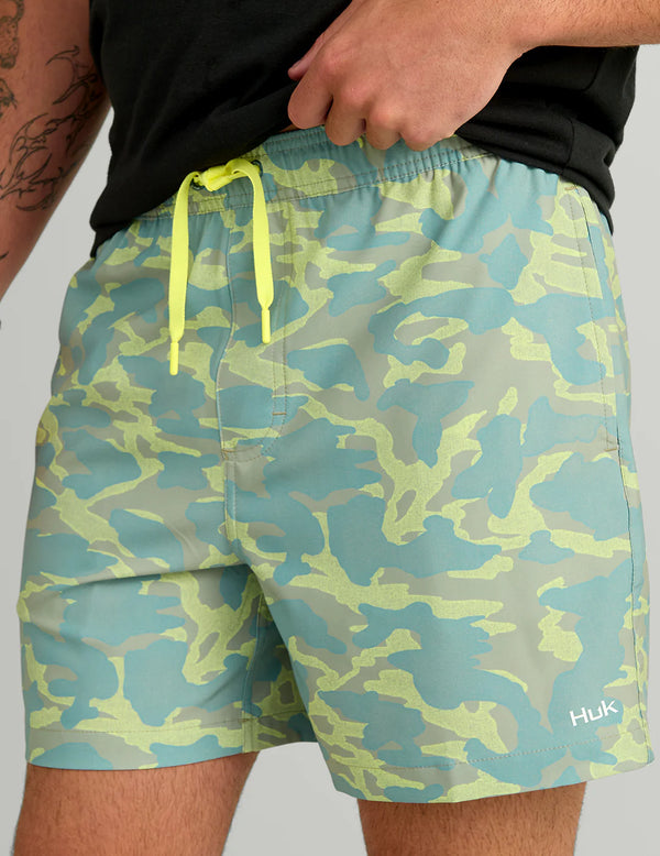 Pursuit Printed Volley Swim Short