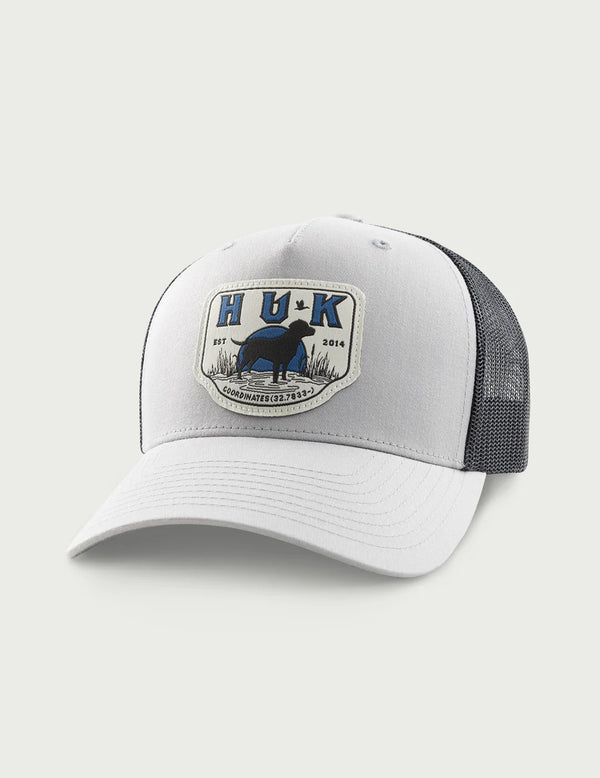 Huk Lab Patch Trucker - Harbor Mist