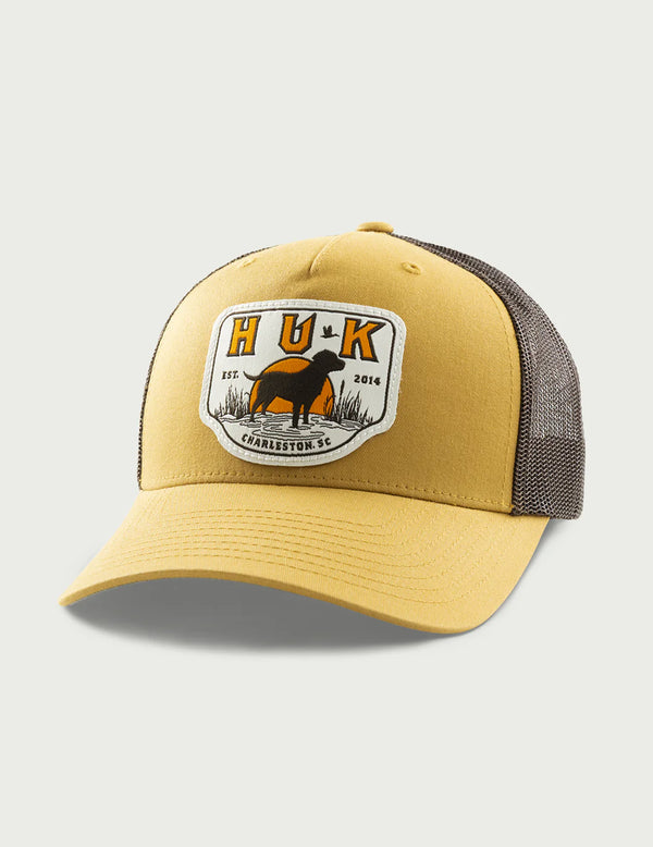 Huk Lab Patch Trucker - Sand Piper