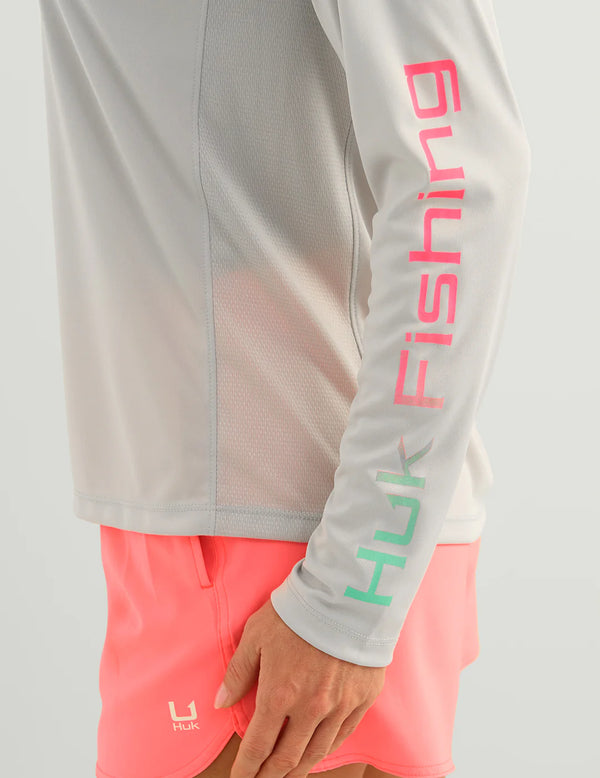 Huk Women's Pursuit Performance - Harbor Mist
