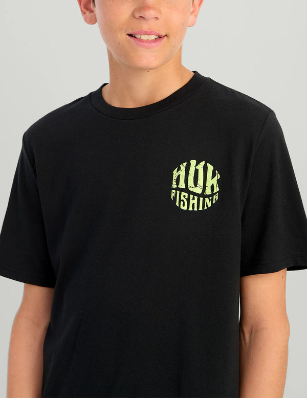 Huk Youth Outta World Tee - Black