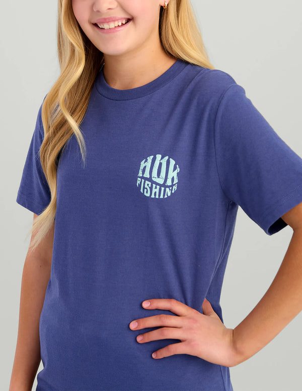 Huk Youth Outta World Tee - Skipper Blue