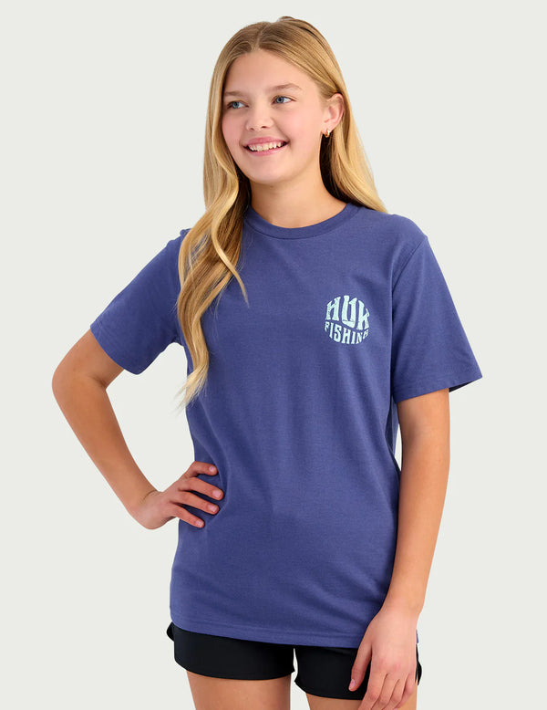 Huk Youth Outta World Tee - Skipper Blue