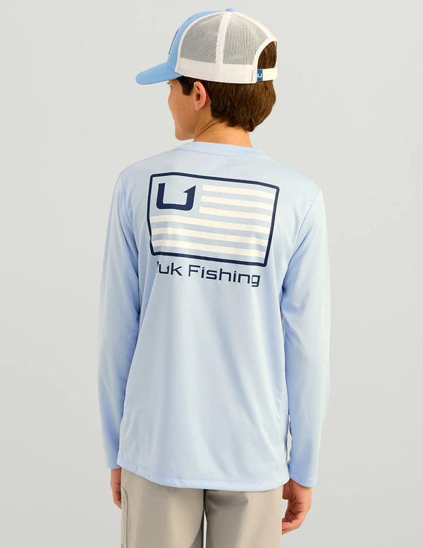 Huk Youth Graphic Pursuit Long Sleeve