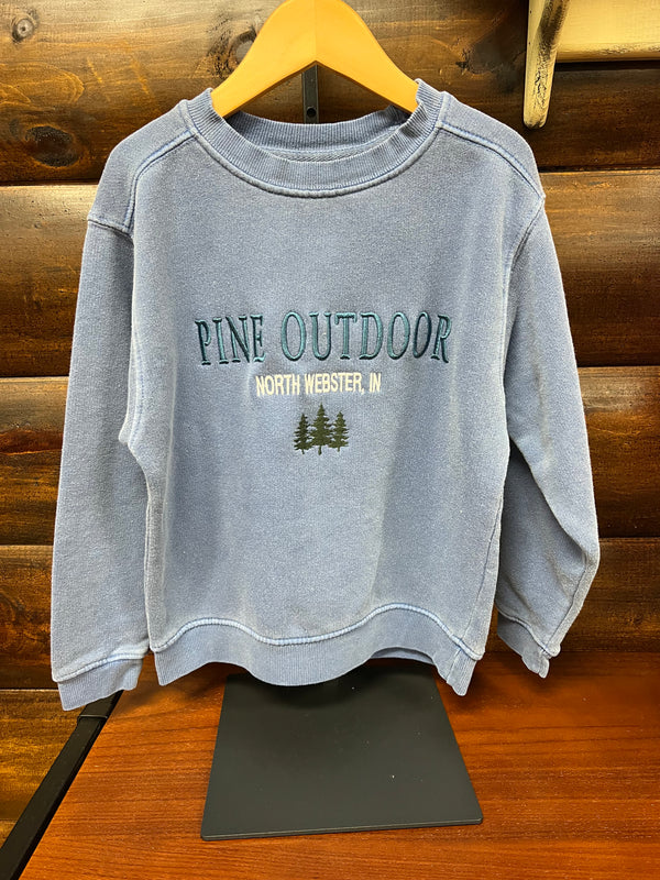 Pine Outdoor Apparel Youth Embroidered Crew